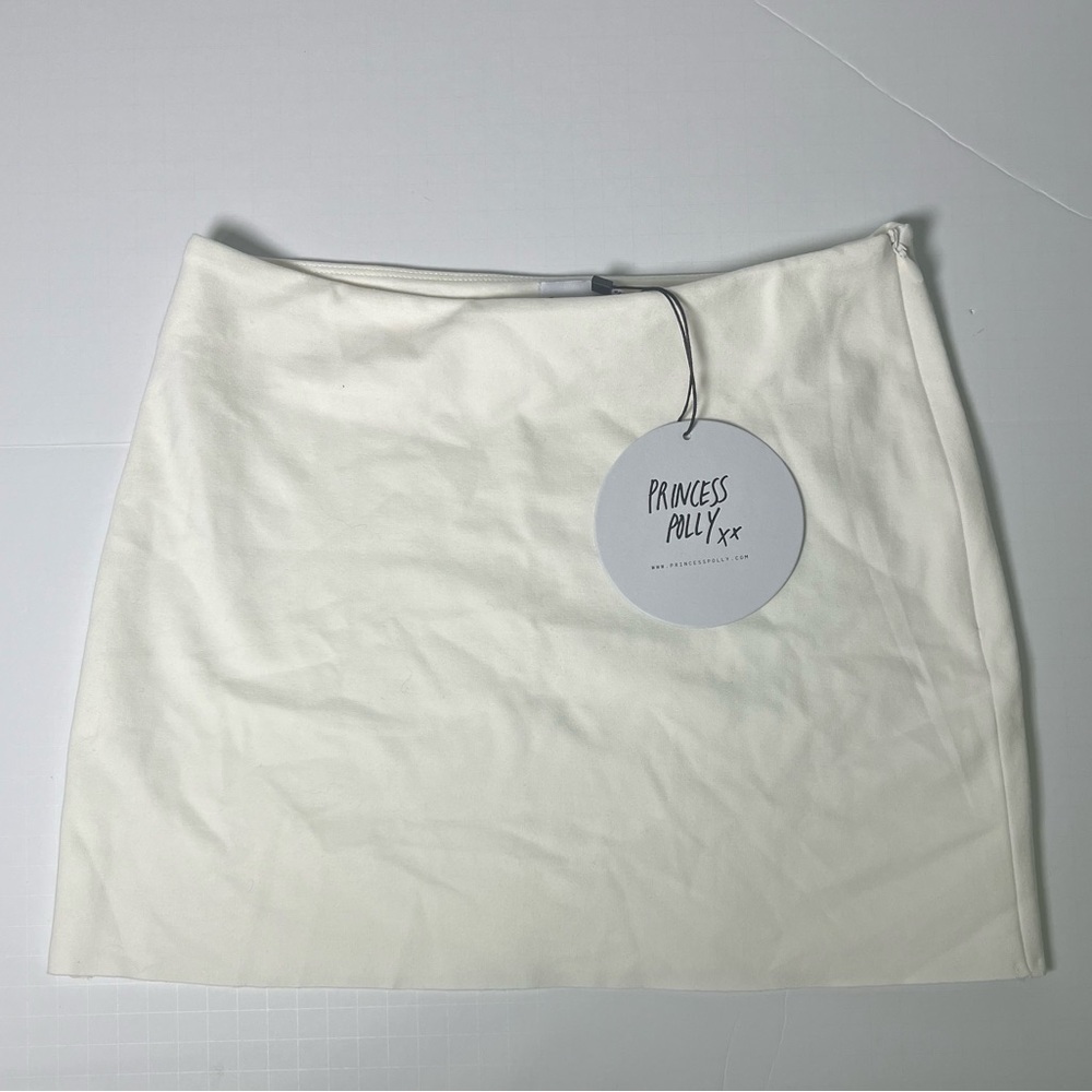 NWT Princess Polly White Mini Skirt • Coquette Aesthetic